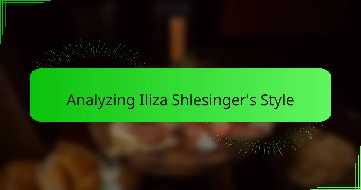 Analyzing Iliza Shlesinger's Style