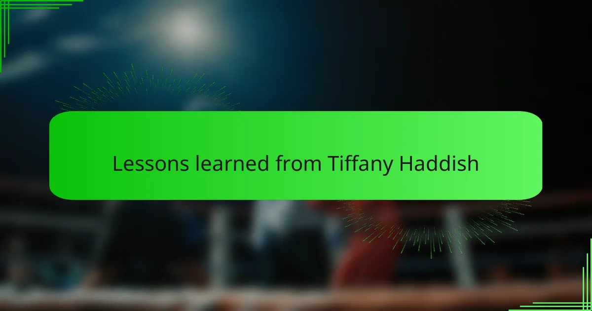 Lessons learned from Tiffany Haddish