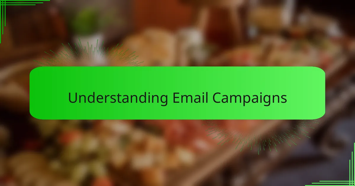 Understanding Email Campaigns
