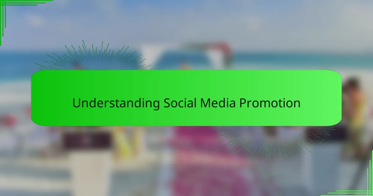 Understanding Social Media Promotion